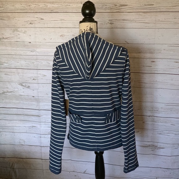 Billabong Striped Hooded Blazer Jacket NWT - Picture 2 of 3